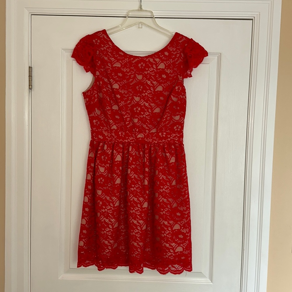 Forever 21 - Red lace dress